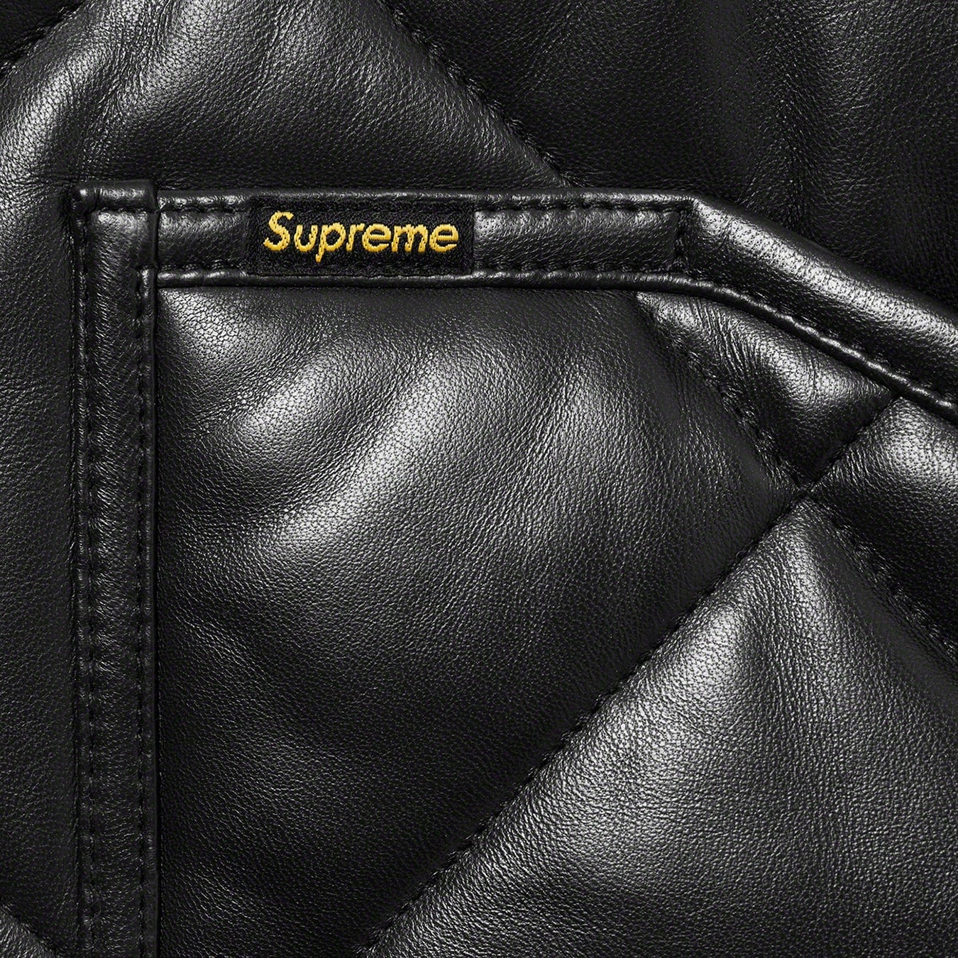 Quilted Leather Work Jacket view 17
